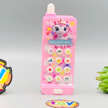 1Pc Kids Unicorn Musical Mobile Phone